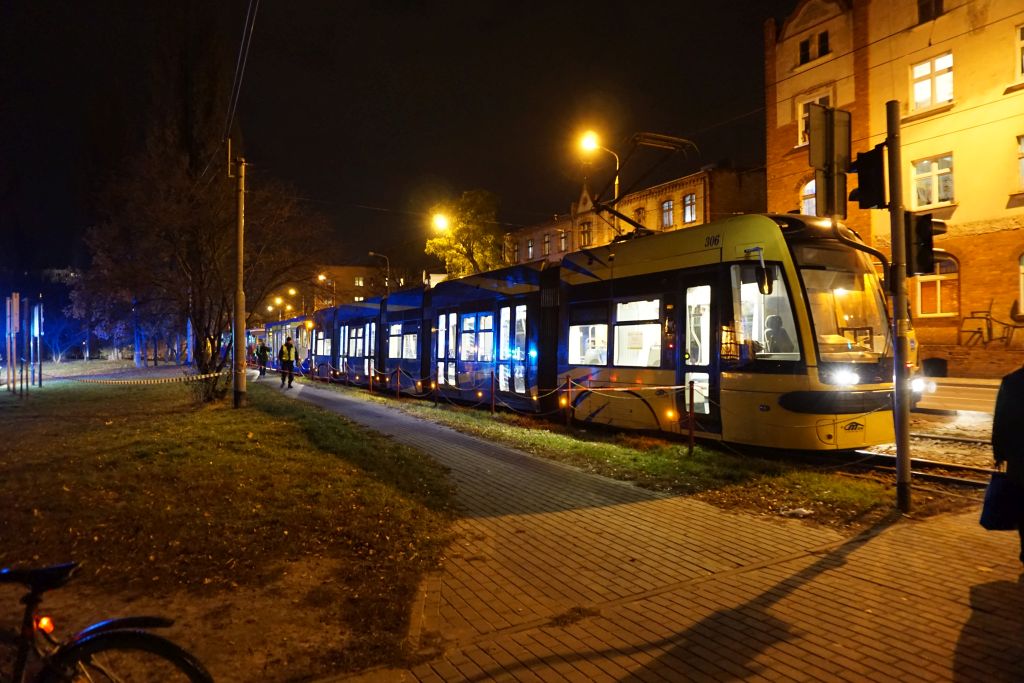zderzenei trzech tramwajów Toruń