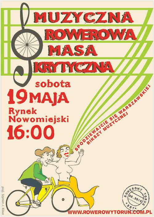 Rowerowa Muzyczna Masa Krytyczna Toruń