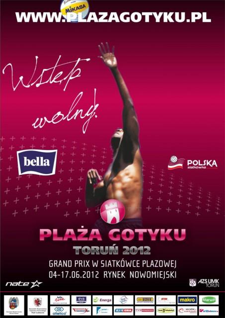 Plakat Plaża Gotyku 2012 Toruń