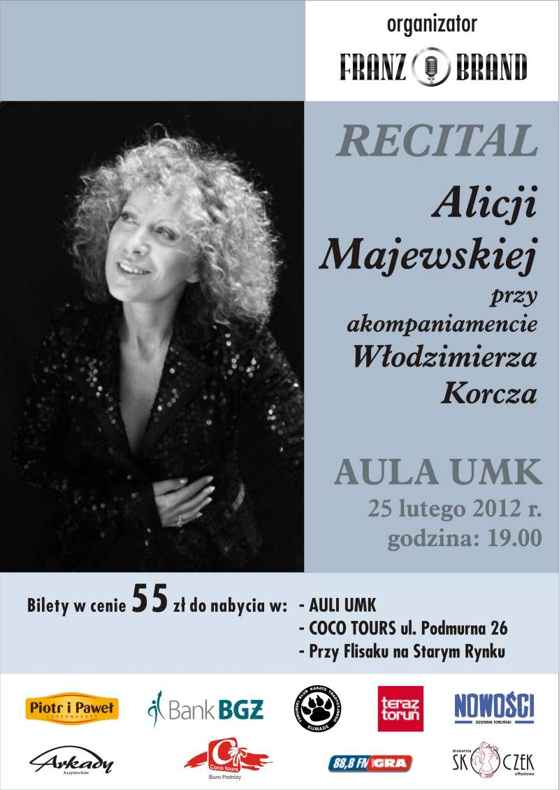 Alicja Majewska koncert Toruń