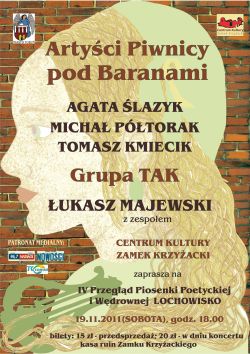 Plakat Toruń Zamkowe Spotkania z Poezją
