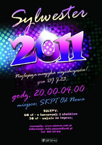 Plakat Sylwester 2011 Od Nowa