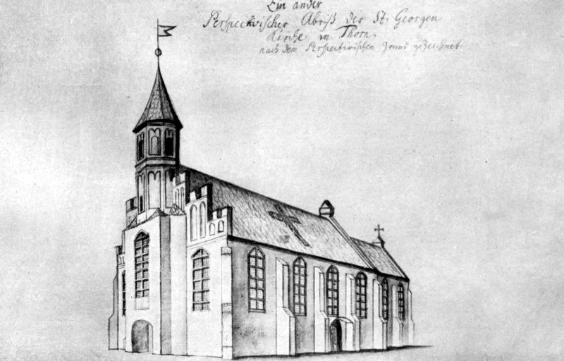 Nieistniejący kościół św. Jerzego Toruń